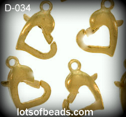 Heart shape lobster clasp